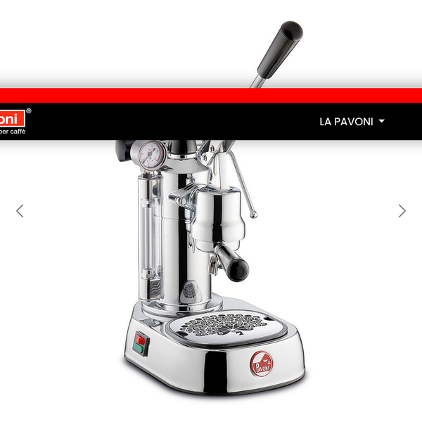 la Pavoni Europiccola special painemitarilla, riikinkukko ritil&auml;