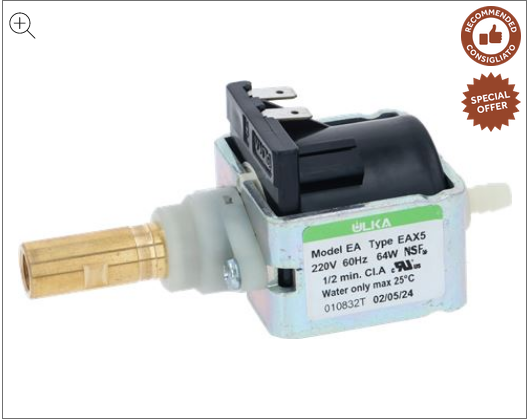 Ulka EAX5 pumppu 220V 64W 15br 60HZ