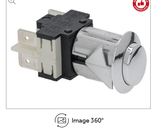 Virtakytkin+nuppi+kiinike Bezzera Giulia Bz07