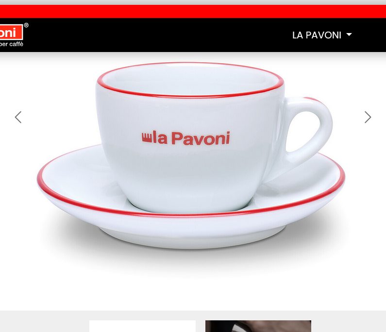 la Pavoni cappuccino kuppisarja 6x6