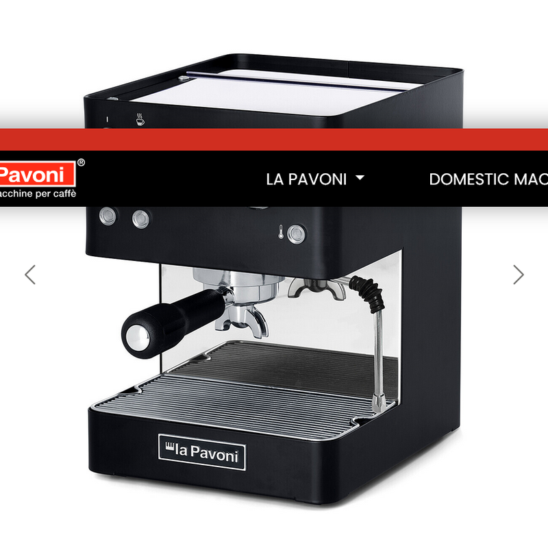 la Pavoni New Casabar black pumppukone