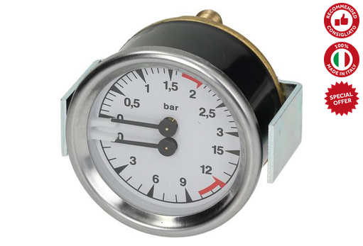 Painemittari 2/aluetta Bezzera BZ07-10