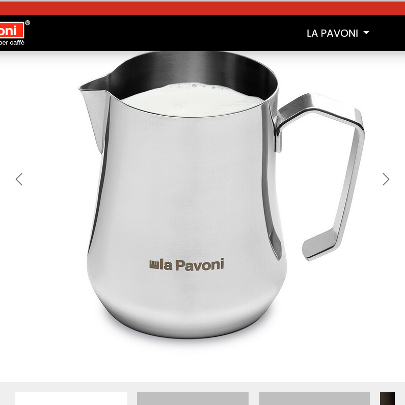 Maitokannu la Pavoni 0,35cl